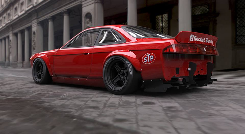 Illustration for article titled New Bodykit Puts Plymouth Barracuda Face On A '90s Nissan